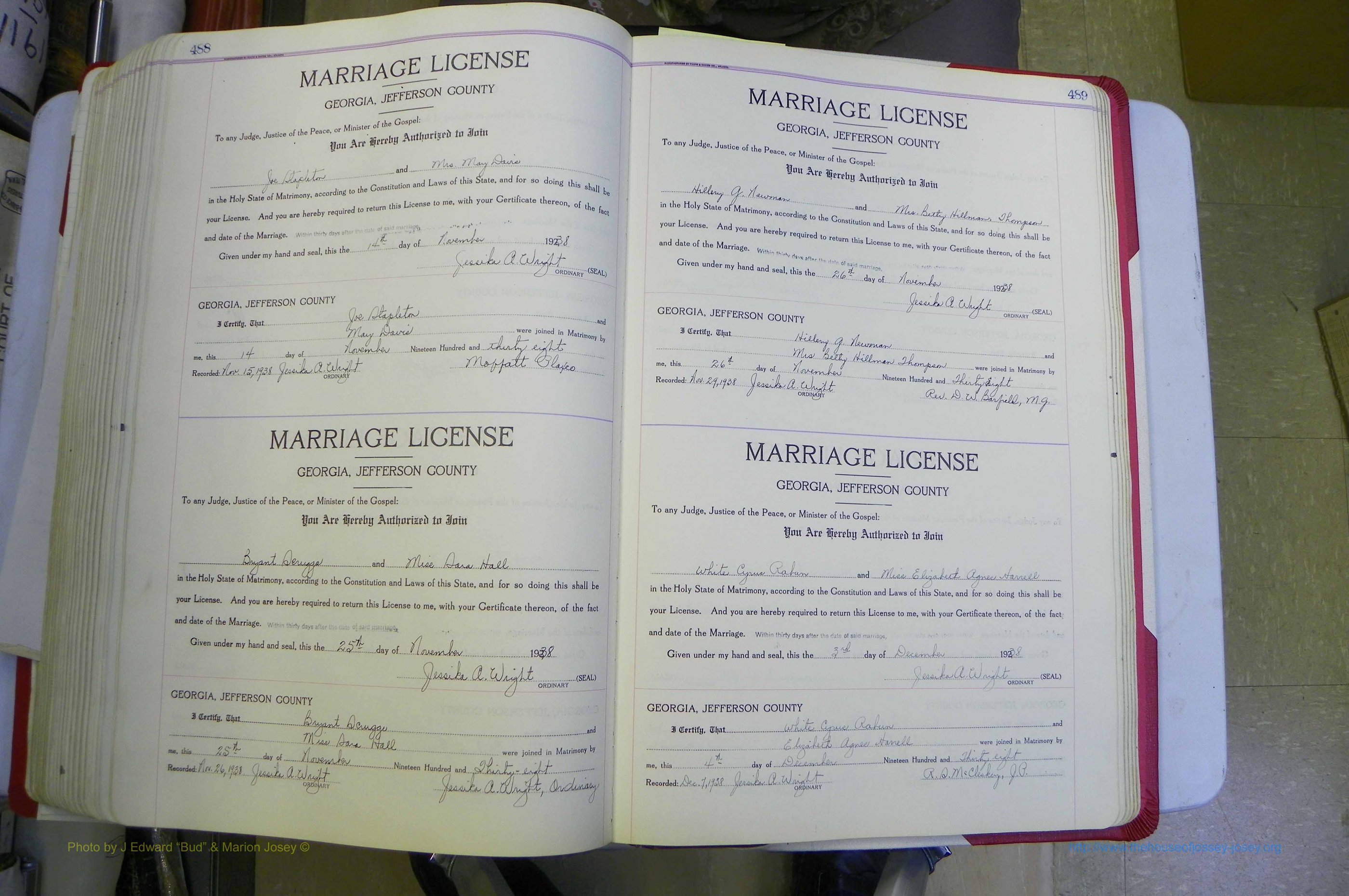 Jefferson Co, GA, Marriages Book C, 1922 - 1941, White (309).JPG