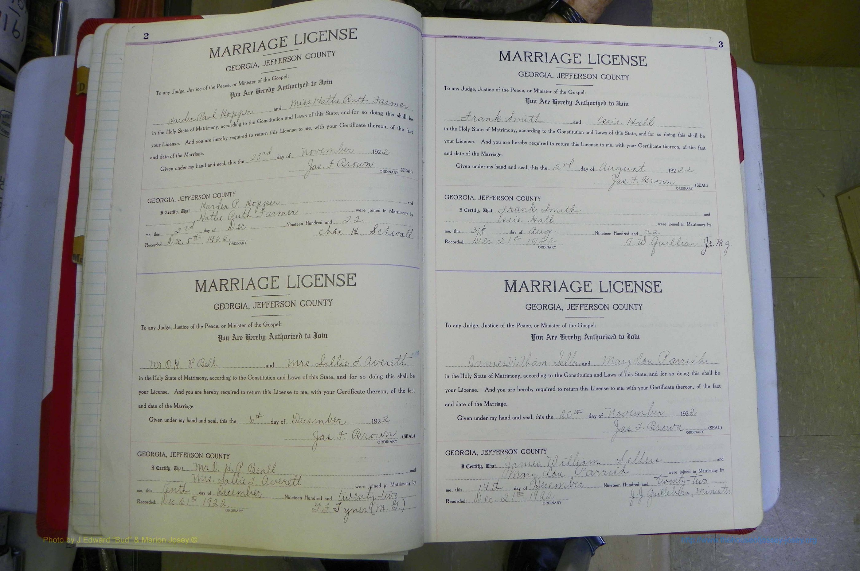 Jefferson Co, GA, Marriages Book C, 1922 - 1941, White (31).JPG