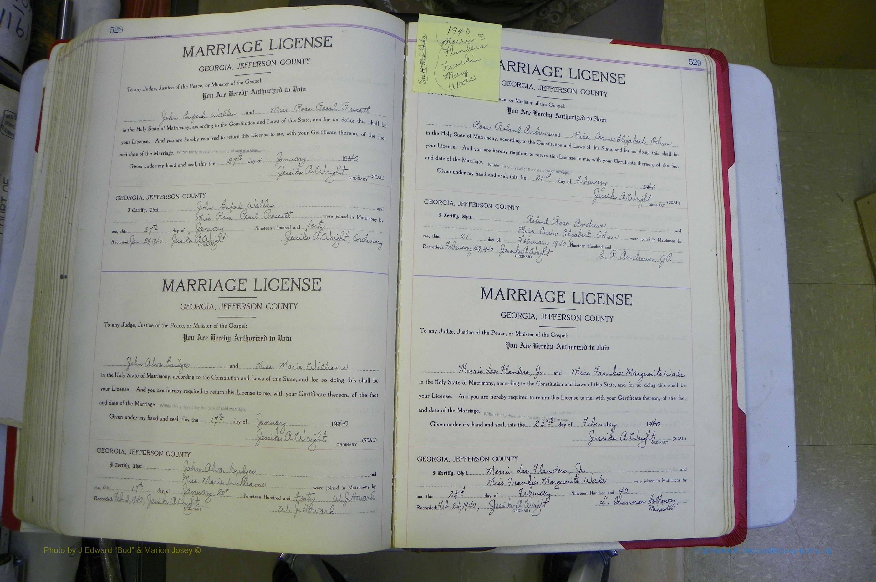 Jefferson Co, GA, Marriages Book C, 1922 - 1941, White (329).JPG