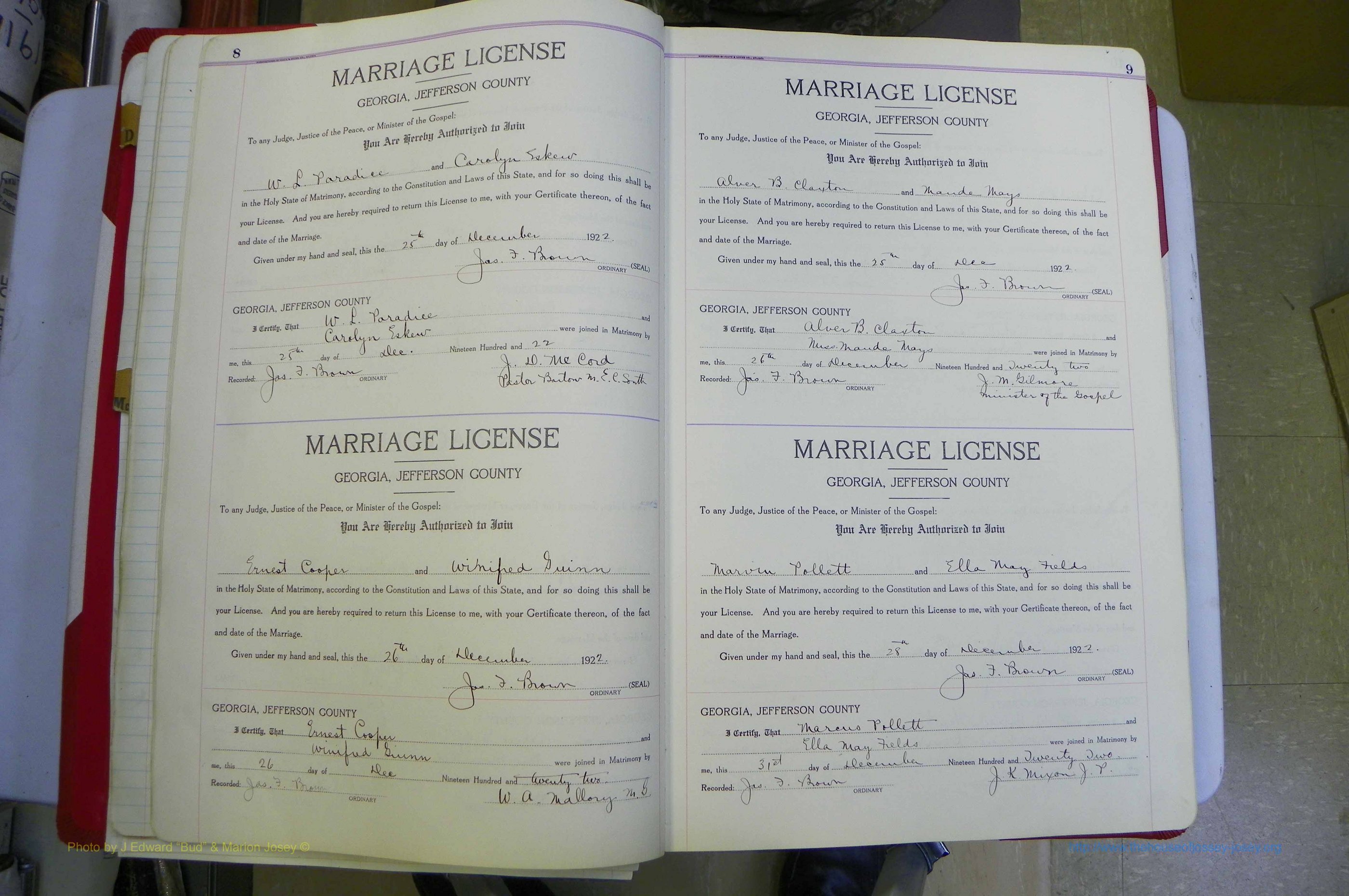 Jefferson Co, GA, Marriages Book C, 1922 - 1941, White (34).JPG