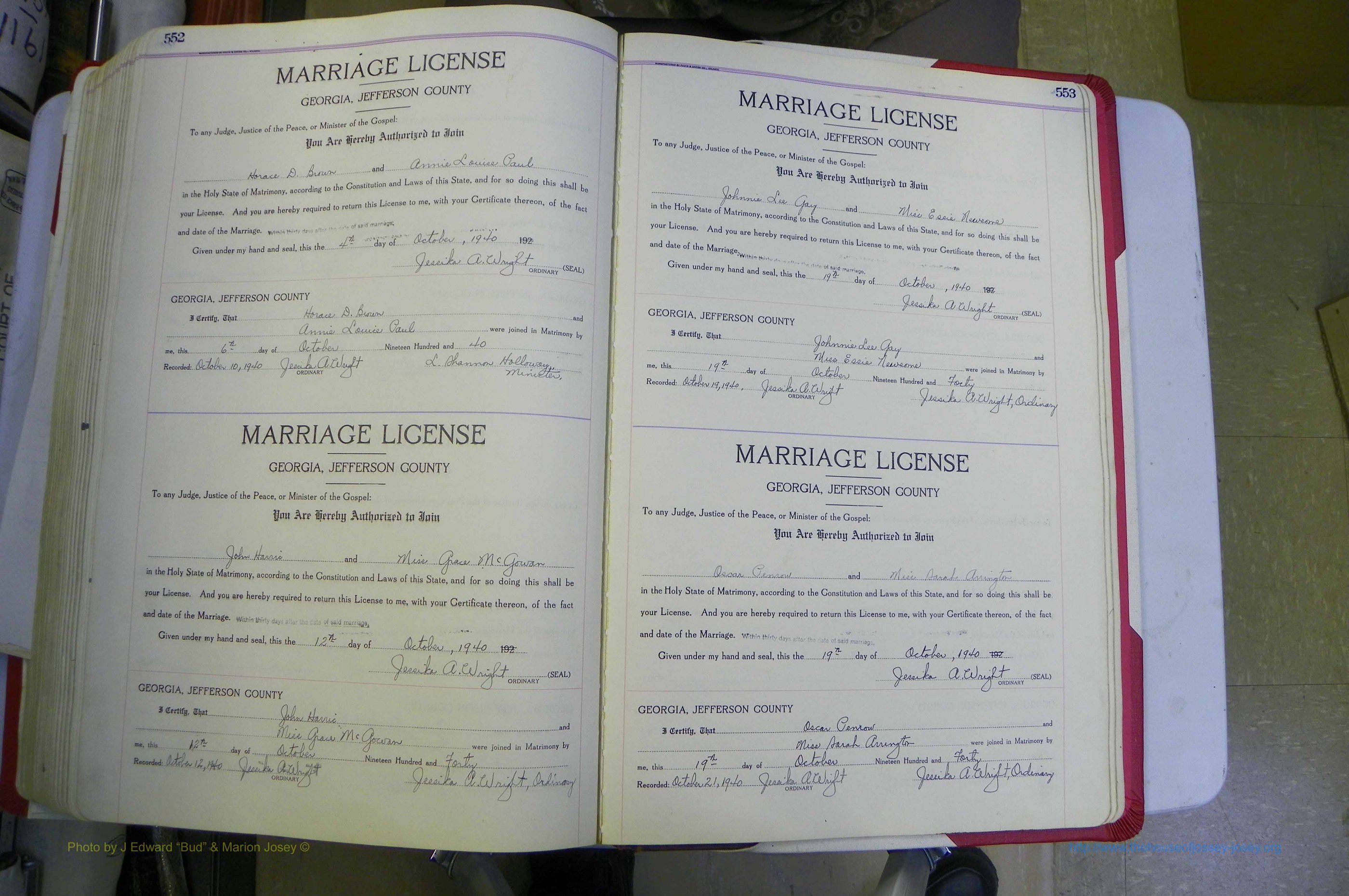 Jefferson Co, GA, Marriages Book C, 1922 - 1941, White (342).JPG