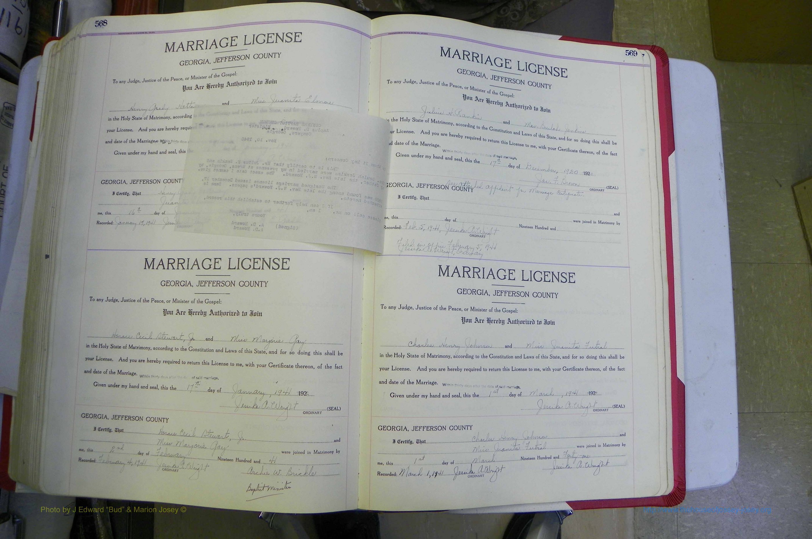 Jefferson Co, GA, Marriages Book C, 1922 - 1941, White (351).JPG