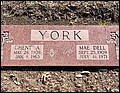 York, Ghent A & Mae Dell Josey, Laurel Cem, Dallas Co, TX.jpg