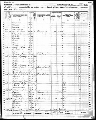 1860, Louisa Josey Dees, Monroe Co AL.jpg