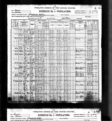 1900, Minnie Jossey Collier, Monroe Co GA.jpg