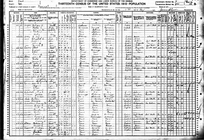 1910, Evander Travis Josey, Polk Co TX.jpg