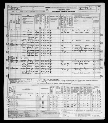 1950, Josey, Lewis Eugene & Lorena Smith, Washington Co, GA.jpg
