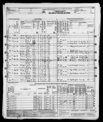1950, Josey, Louie Ellis & Mary Lois Robinson, Talledga Co, AL part 2.jpg