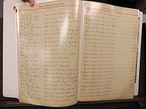 Lake Co, FL Marriage Book 1, 1912-1929 Index B20.JPG