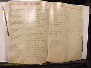 Lake Co, FL Marriage Book 1, 1912-1929 Index P6.JPG