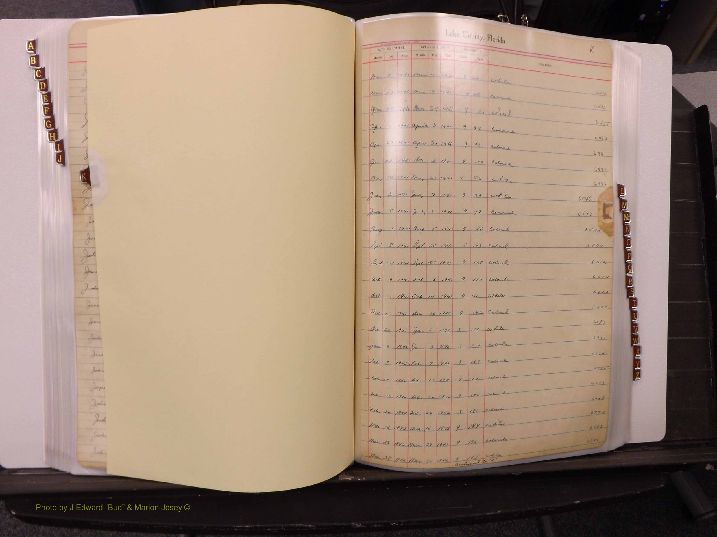 Lake Co, FL Marriage Book 2, 1929-1944 Index J7.JPG