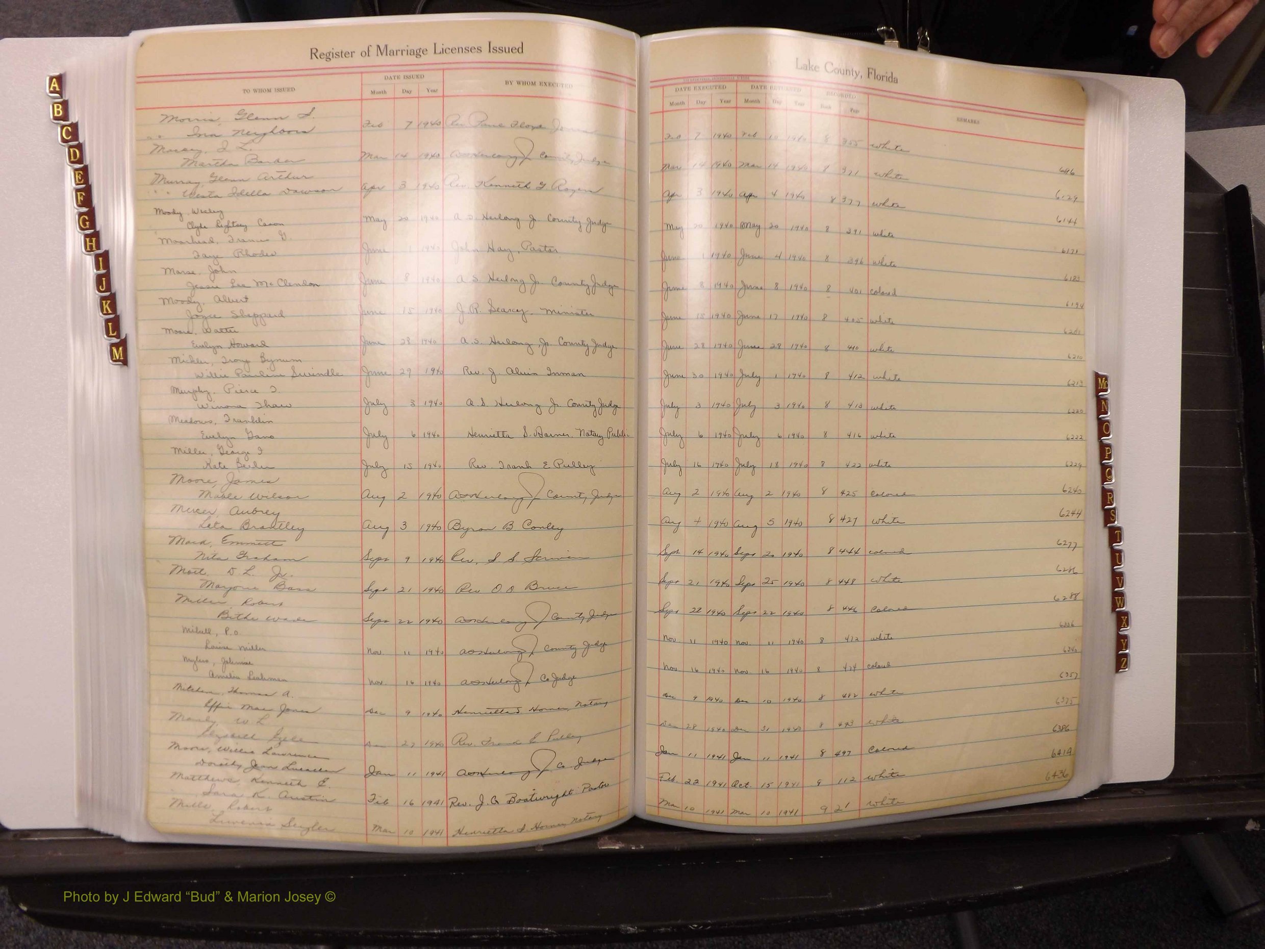 Lake Co, FL Marriage Book 2, 1929-1944 Index M8.JPG