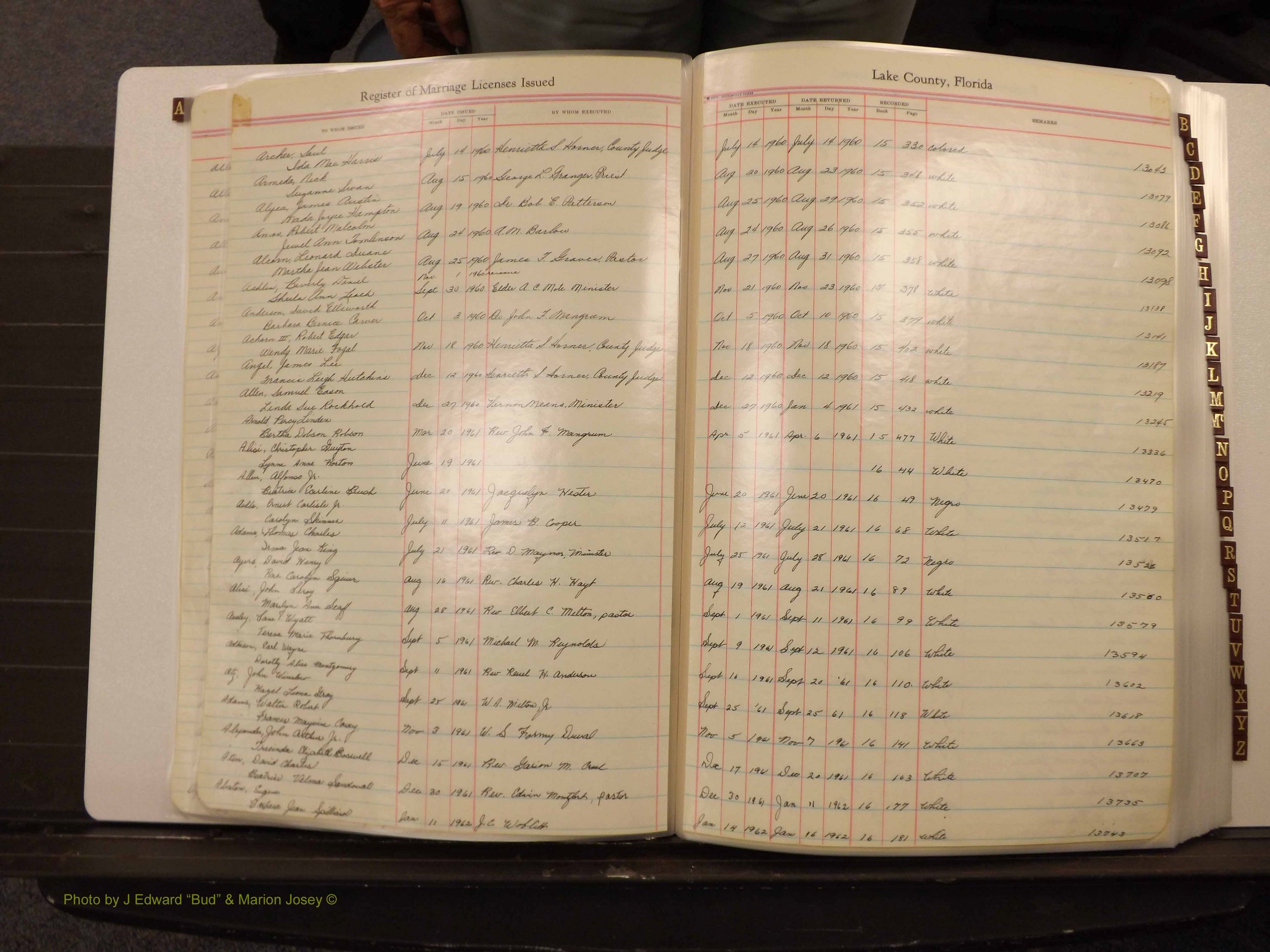 Lake Co, FL Marriage Book 4, 1959-1964 Index A2.JPG