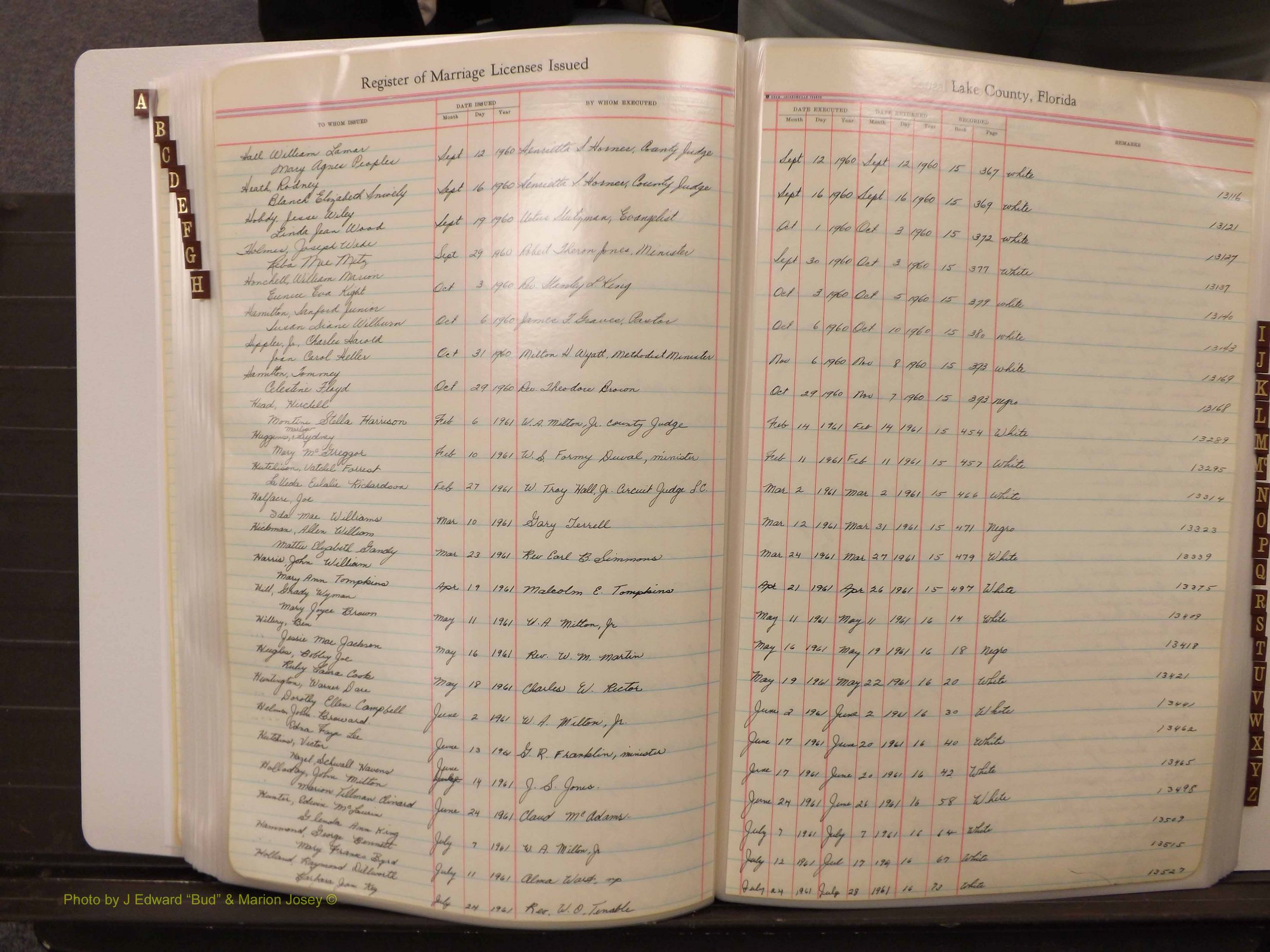 Lake Co, FL Marriage Book 4, 1959-1964 Index H4.JPG
