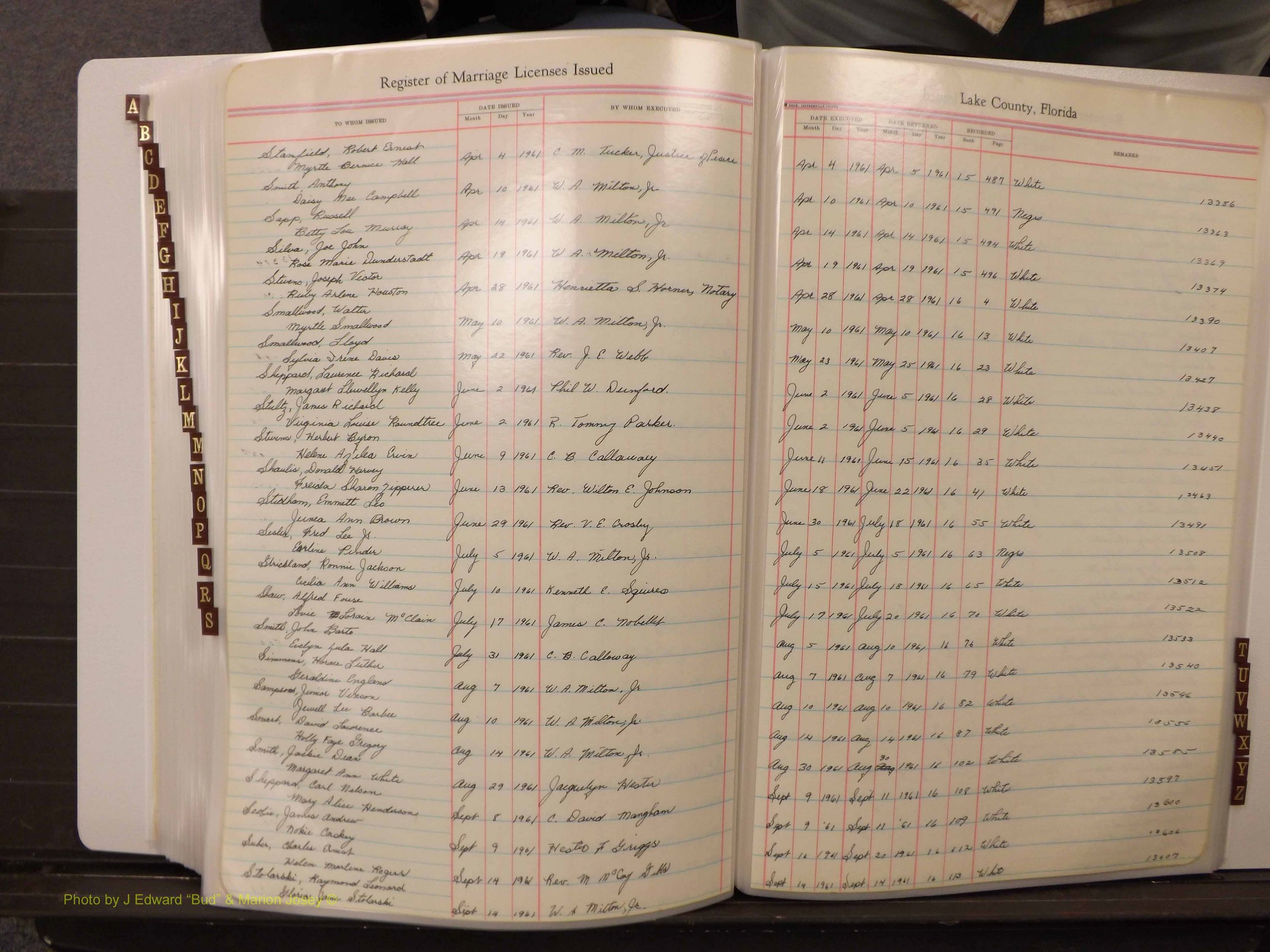 Lake Co, FL Marriage Book 4, 1959-1964 Index S5.JPG