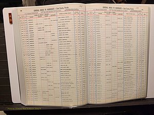 Lake Co, FL Marriage Index A-B, 1889-1986 (207).JPG