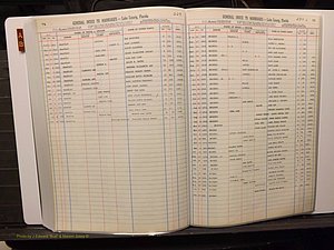 Lake Co, FL Marriage Index A-B, 1889-1986 (225).JPG