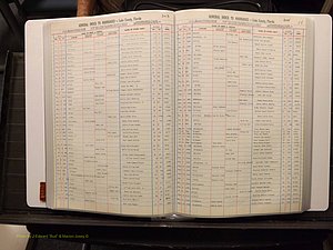 Lake Co, FL Marriage Index T-Z, 1889-1986 (159).JPG