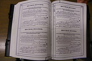 Laurens Co, GA, Marriages 1879 - 1886, P 284-285.JPG