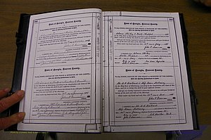Laurens Co, GA, Marriages 1879 - 1886, P 302-303.JPG