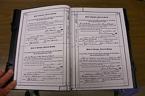 Laurens Co, GA, Marriages 1879 - 1886, P 304-305.JPG