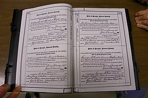 Laurens Co, GA, Marriages 1879 - 1886, P 312-313.JPG