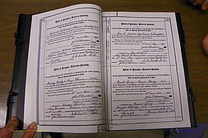 Laurens Co, GA, Marriages 1879 - 1886, P 334-335.JPG
