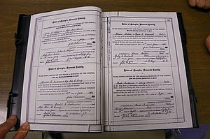 Laurens Co, GA, Marriages 1879 - 1886, P 340-341.JPG