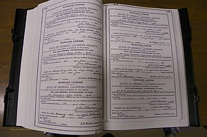 Laurens Co, GA, Marriages Book K, 1886 - 1896, P 106-107.JPG