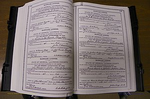 Laurens Co, GA, Marriages Book K, 1886 - 1896, P 124-125.JPG