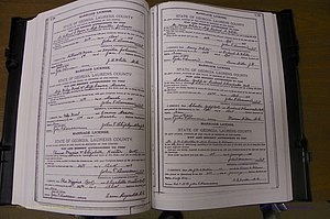 Laurens Co, GA, Marriages Book K, 1886 - 1896, P 158-159.JPG