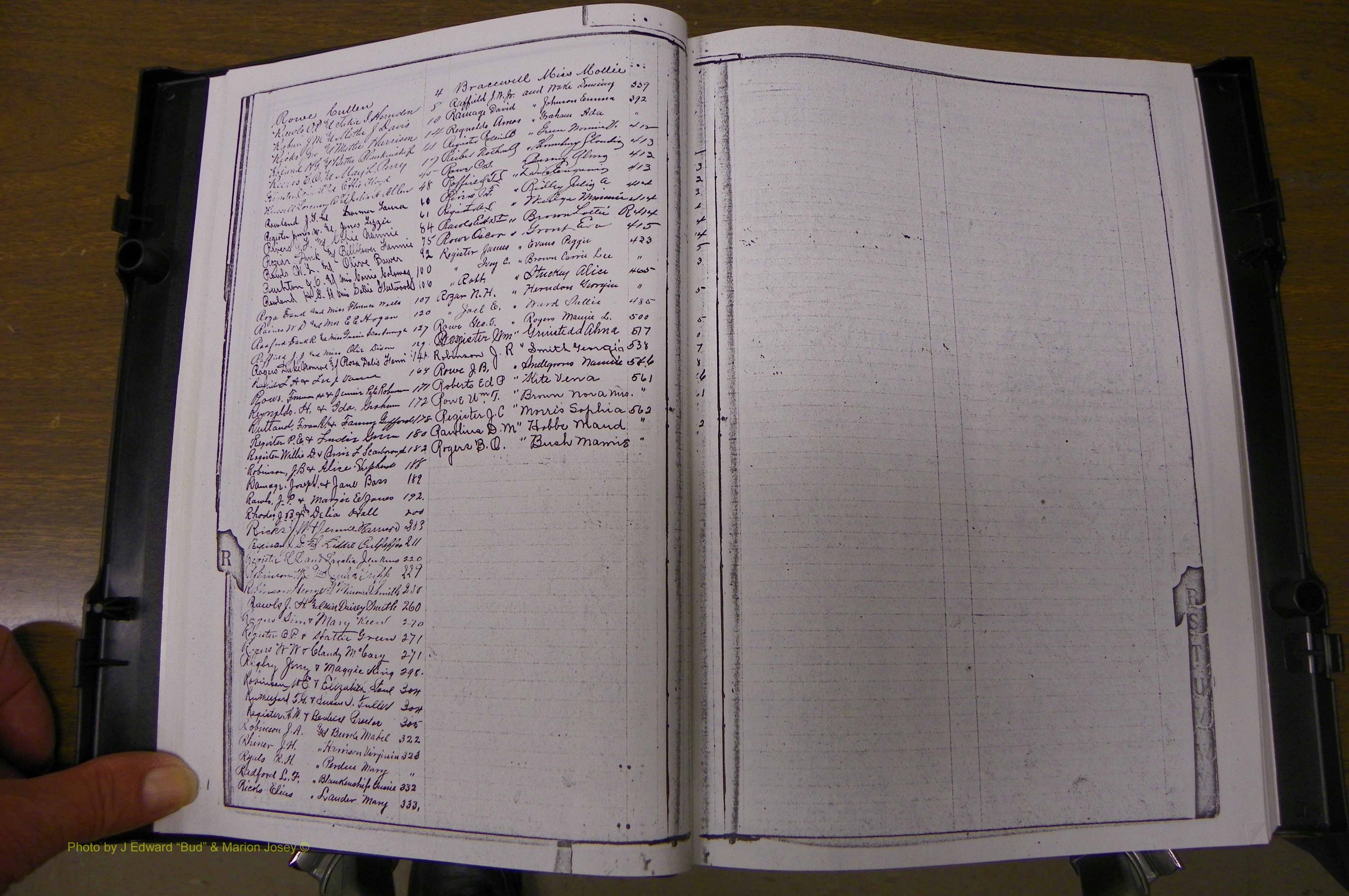 Laurens Co, GA, Marriages Book L, 1892 - 1906, Index R.JPG