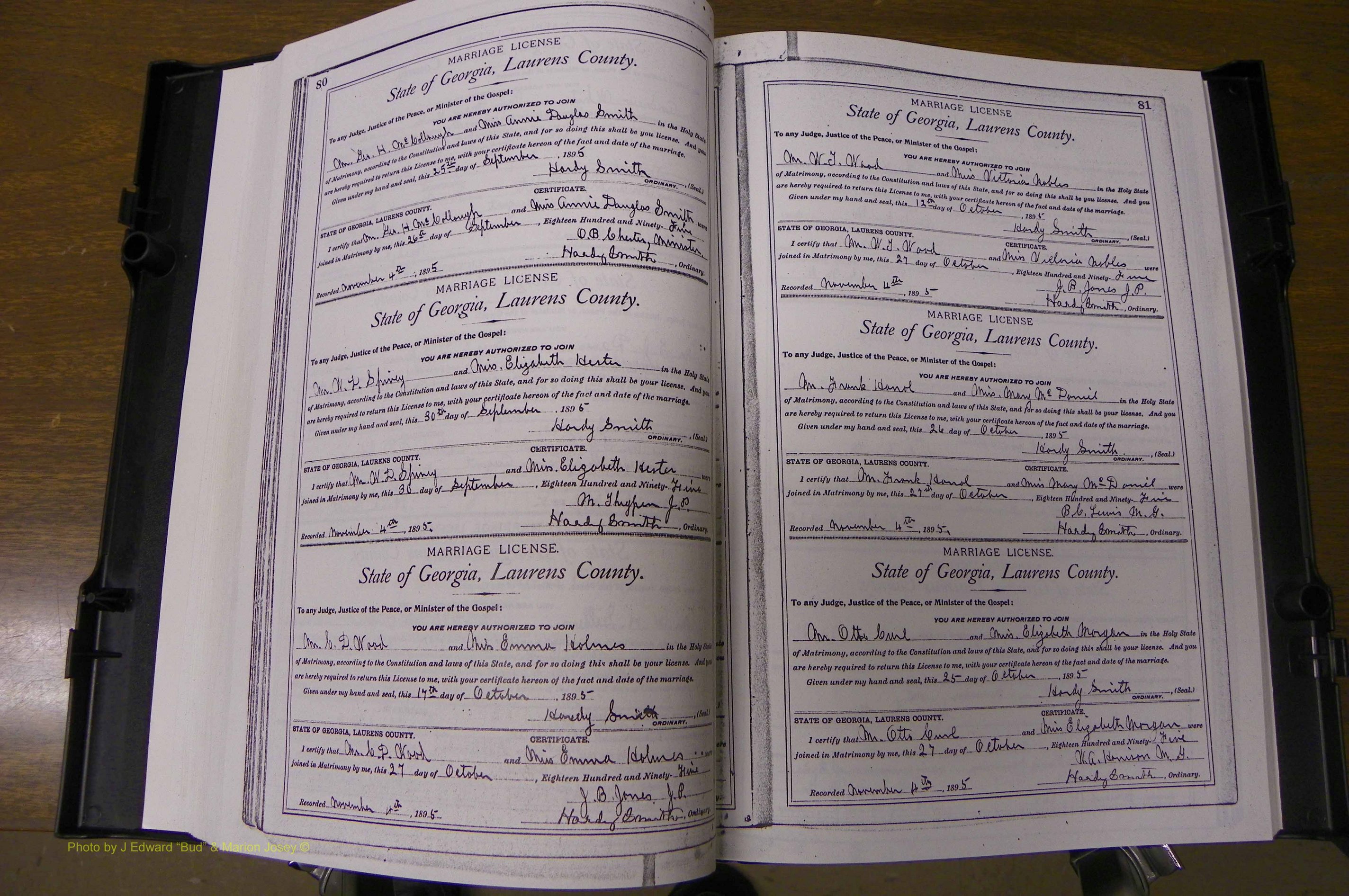 Laurens Co, GA, Marriages Book L, 1892 - 1906, P 080-081.JPG