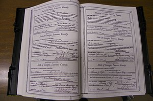 Laurens Co, GA, Marriages Book L, 1892 - 1906, P 004-005.JPG