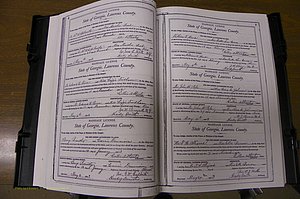 Laurens Co, GA, Marriages Book L, 1892 - 1906, P 006-007.JPG