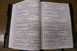 Laurens Co, GA, Marriages Book L, 1892 - 1906, P 012-013.JPG