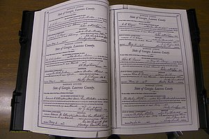 Laurens Co, GA, Marriages Book L, 1892 - 1906, P 016-017.JPG
