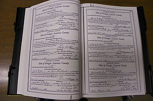 Laurens Co, GA, Marriages Book L, 1892 - 1906, P 020-021.JPG