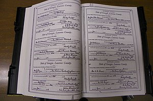 Laurens Co, GA, Marriages Book L, 1892 - 1906, P 030-031.JPG