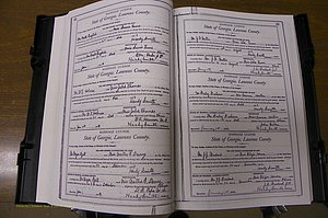 Laurens Co, GA, Marriages Book L, 1892 - 1906, P 032-033.JPG