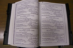 Laurens Co, GA, Marriages Book L, 1892 - 1906, P 076-077.JPG