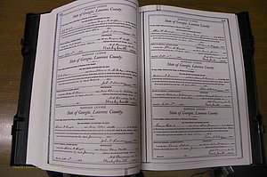 Laurens Co, GA, Marriages Book L, 1892 - 1906, P 122-123.JPG