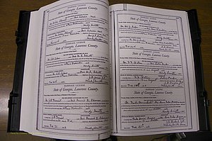 Laurens Co, GA, Marriages Book L, 1892 - 1906, P 140-141.JPG