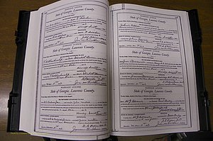 Laurens Co, GA, Marriages Book L, 1892 - 1906, P 146-147.JPG