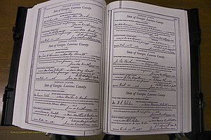 Laurens Co, GA, Marriages Book L, 1892 - 1906, P 172-173.JPG