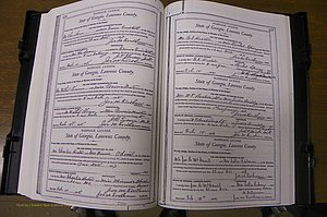 Laurens Co, GA, Marriages Book L, 1892 - 1906, P 176-177.JPG