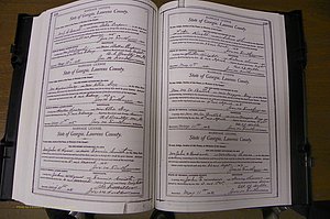 Laurens Co, GA, Marriages Book L, 1892 - 1906, P 198-199.JPG