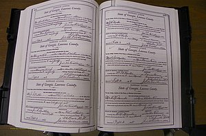 Laurens Co, GA, Marriages Book L, 1892 - 1906, P 202-203.JPG