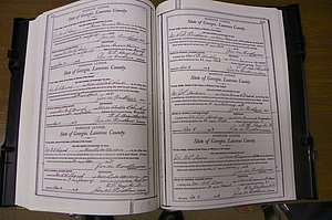 Laurens Co, GA, Marriages Book L, 1892 - 1906, P 212-213.JPG