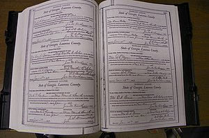 Laurens Co, GA, Marriages Book L, 1892 - 1906, P 224-225.JPG